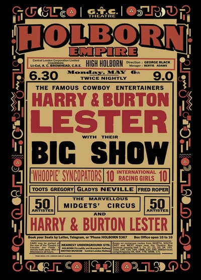 Holborn Empire — framed print